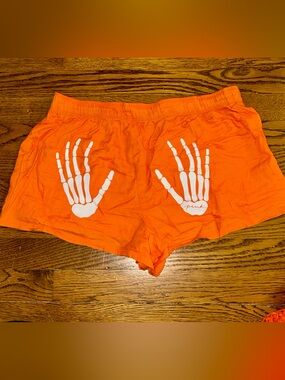 PINK Victoria’s Secret Skeleton Hand Sleep Shorts